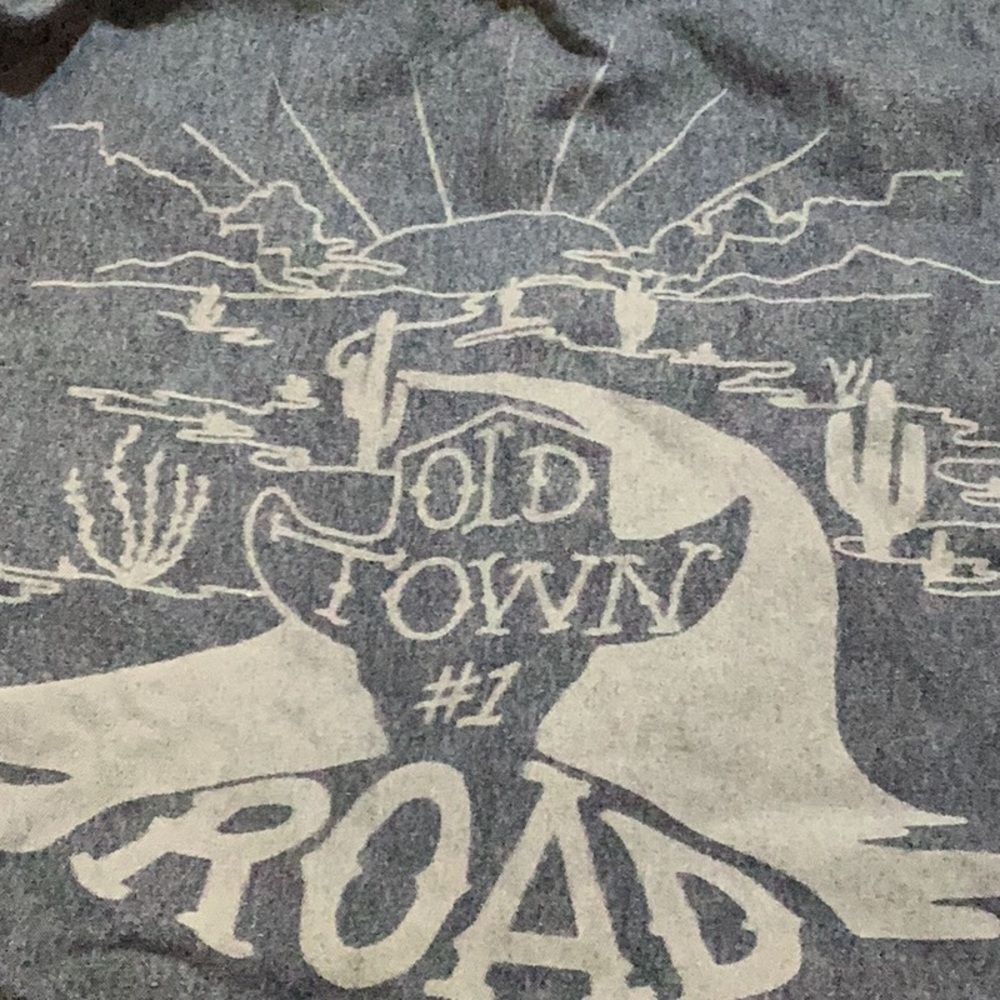NWT Wrangler Lil Nas X Collection Denim Shirt Large Country Old Town Road - Picture 13 of 13